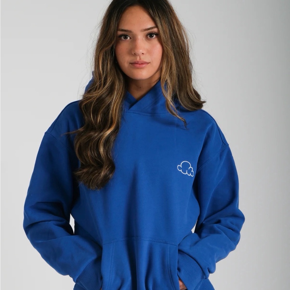 Cloud nine Blue Hoodie with stress balls - Picture 2 of 3